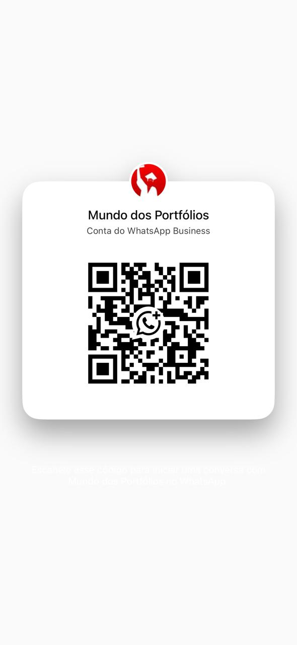 QR Code do WhatsApp do Mundo dos Portfólios